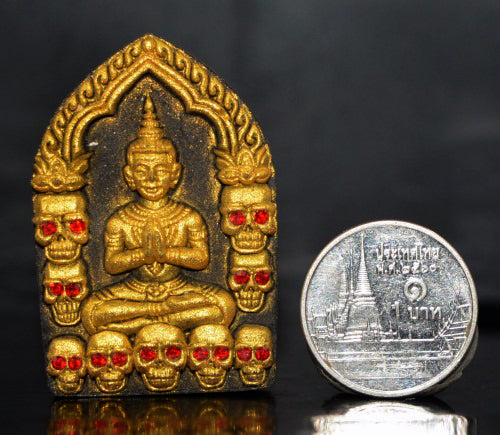 🌙 Sacred "Golden Ghost" Khun Paen - Millionaire Fortune & Whispering Luck Edition (2025 Sovereign Series) - Blessed by Luang Phor Klom, Wat Nong Bua - Crafted with Golden Prai Ghost Powders
