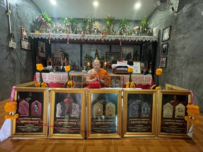 ✨👑 Sacred Lanna Khun Phaen Yantra Cloth - Phraya Khao Kham White Seduction Scroll 2024, Phra Arjan Anuphong Wat Uthai Tharam, Premium Magnetic Attraction Prosperity Wall Art