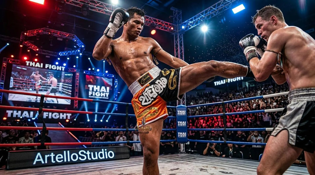 🥊 Muay Thai Shorts Kickboxing MMA Fight Shorts for Men Women Kids – Thai Boxing Training Gear, Breathable Quick Dry Martial Arts Combat Shorts