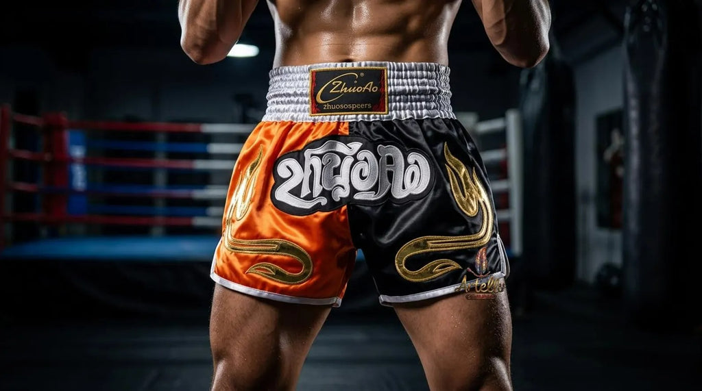 🥊 Muay Thai Shorts Kickboxing MMA Fight Shorts for Men Women Kids – Thai Boxing Training Gear, Breathable Quick Dry Martial Arts Combat Shorts
