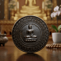 💎 IMMORTAL WEALTH RESONANCE: 2004 Luang Phor Phuttha Nimmit "Black Buddha" Sanctified Copper Talisman for Infinite Prosperity