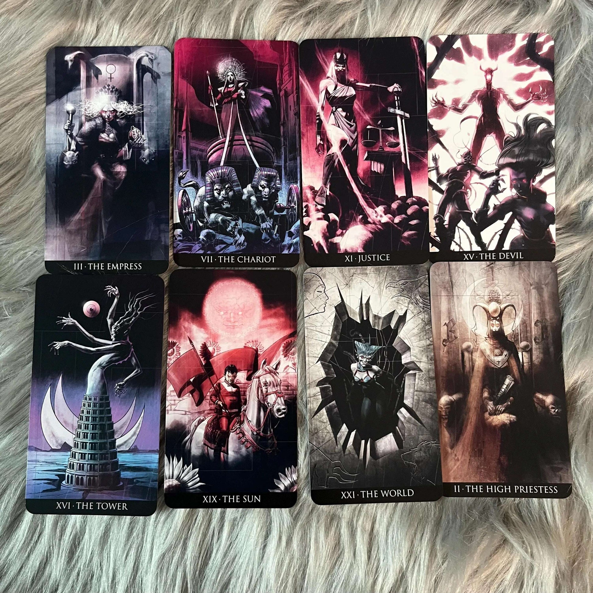 Incubus Tarot Deck – 78 Emotionally Profound Nightmare-Themed Cards with Dark Surreal Art, Compact 12 x 7 cm