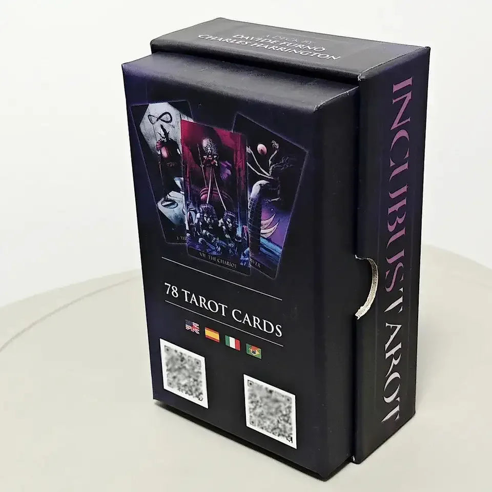 Incubus Tarot Deck – 78 Emotionally Profound Nightmare-Themed Cards with Dark Surreal Art, Compact 12 x 7 cm