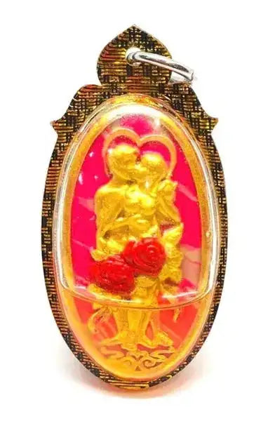 💞 Inn Khu Krasip Rak – The Whispering Lovers Amulet by Kruba Baeng | Thai Sacred Love Charm Thai Blessing Co By RURUECHA