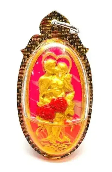 💞 Inn Khu Krasip Rak – The Whispering Lovers Amulet by Kruba Baeng | Thai Sacred Love Charm
