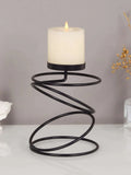 ✨ Ins Luxury Style Metal Candle Holders – Simple Golden Elegance for Weddings & Home Decor black