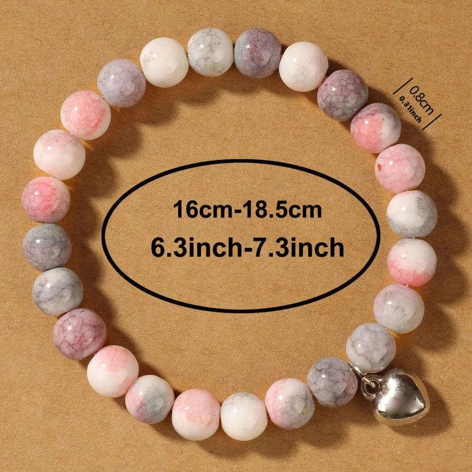 ✨ Inspirational Spiritual Jewelry Bracelet – Heart Lover Gift for Wife & Daughter – Elegant Empowerment with “Life is Tough, You Are Awesome” Letter Card