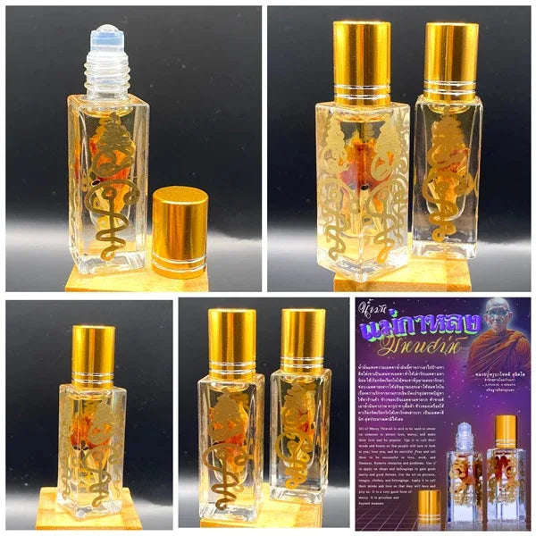 Irresistible Huachai Rak Nirand Amulet by Kruba Chokdee – 2568 Edition from Non Ban Kao Cemetery Monastery for Love, Success & Prosperity with Authentic Kroo Phrai Wax and Maha La Luay Oil