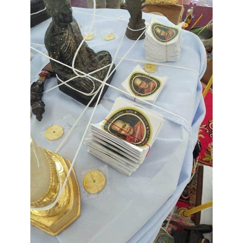 Javanese Cowrie Talisman for Protection Charm One-Sake.com ชนวนสูตร ตะกั่วขอมพันปี ชนวนสูตร-ตะกั่วขอมพันปี-