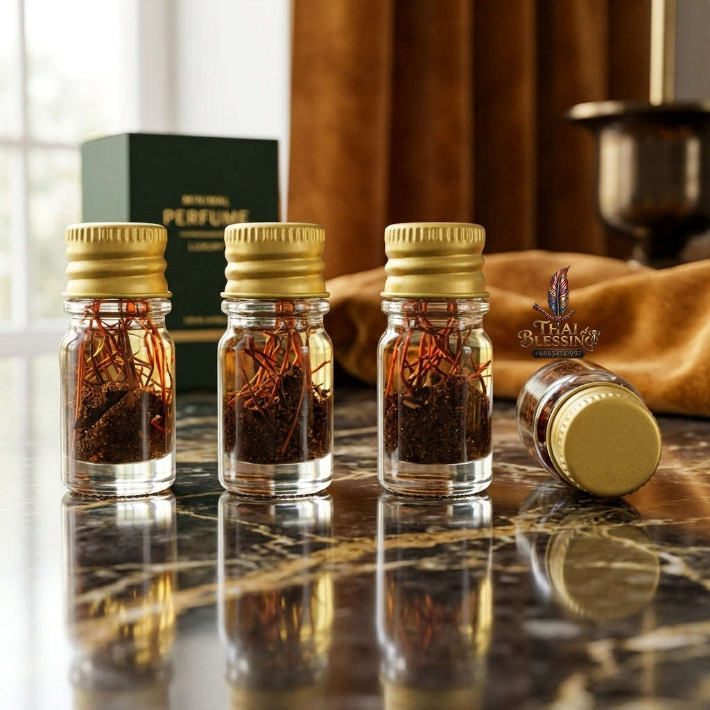 ✨ Jok Ki Charm Oil : Absolute Inseparable Binding & Obsession Attraction Oil (7-Year Aged Burmese-Lanna Formula) - Ajarn Surachak / Sam Ta Yama Yak Lanna Sanctuary
