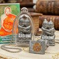 Kan Ha Chali Thai Amulet Protection talisman good luck charm spiritual jewelry Sacred Kuman Thong Kuman Ree Twin Spirit Dual Divine Blessing Thai Blessing Co By RURUECHA