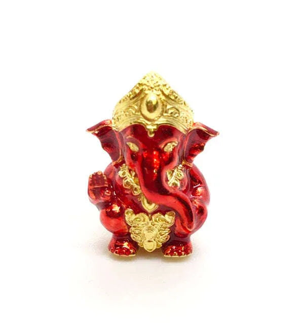 Kanes Noi Million Baht Lucky Charm - Exclusive Million Baht Wealth Edition Gold plated with red enamel.