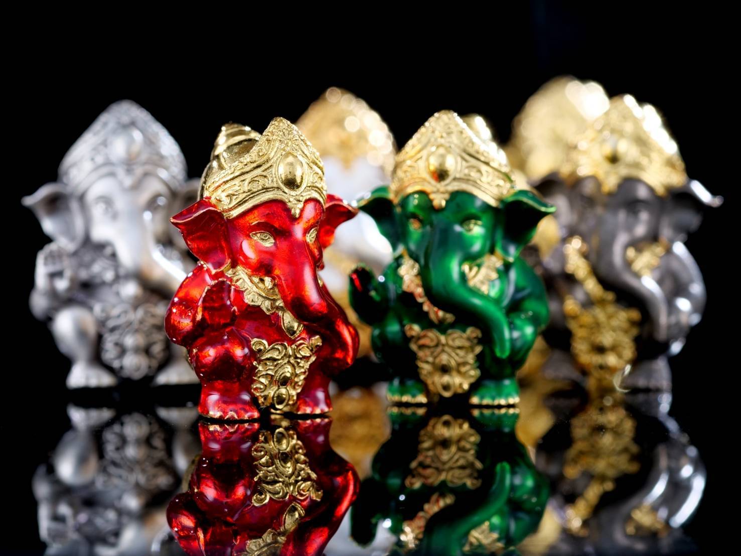 Kanes Noi Million Baht Lucky Charm Million Baht Wealth Edition figurines in vibrant colors with intricate details