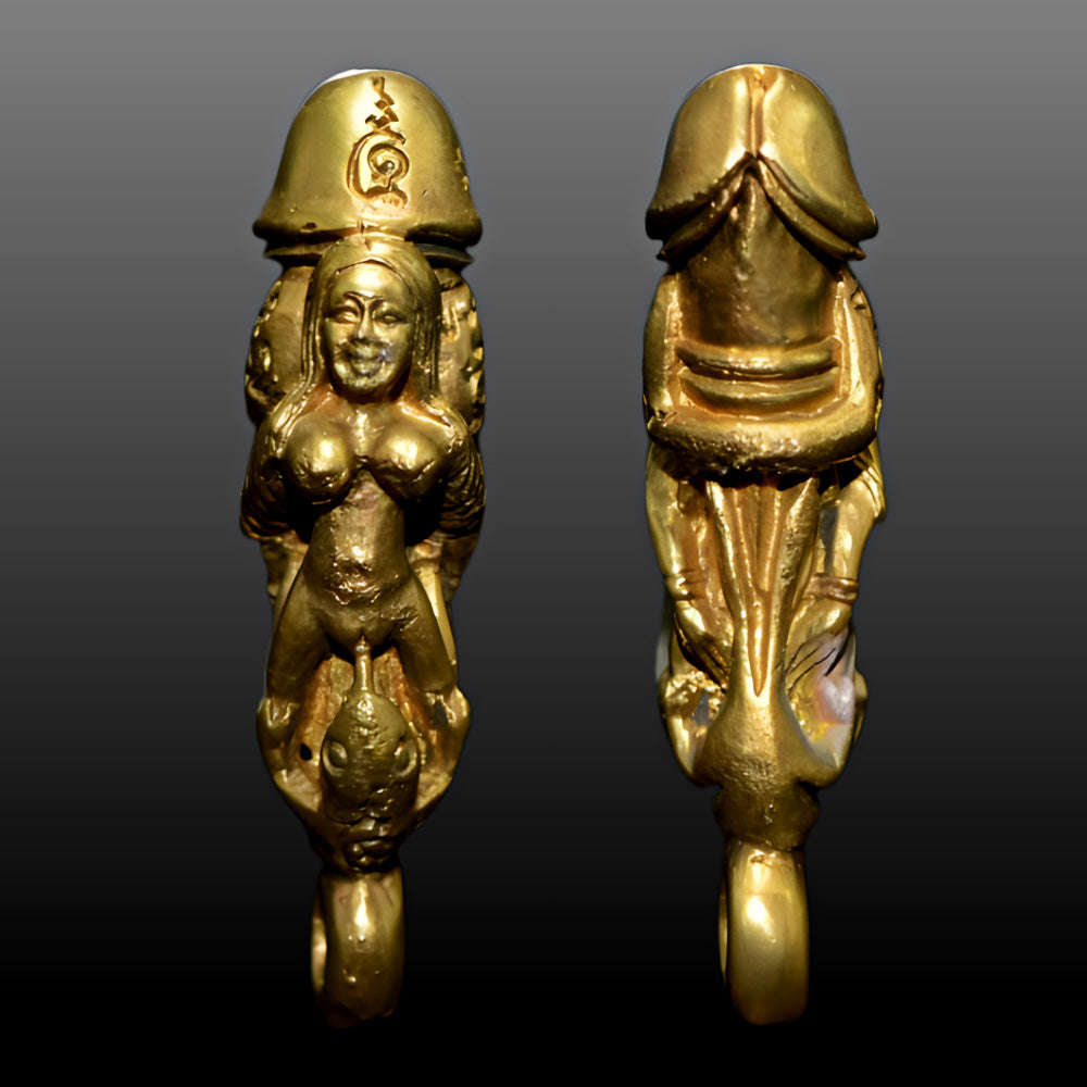 💎 KHMER MYSTIC MAGNETISM: 2002 Luang Phor Van Kay "Nang Kruan" Sacred Brass Talisman — The Ultimate Cambodian Secret for Attraction & Prosperity
