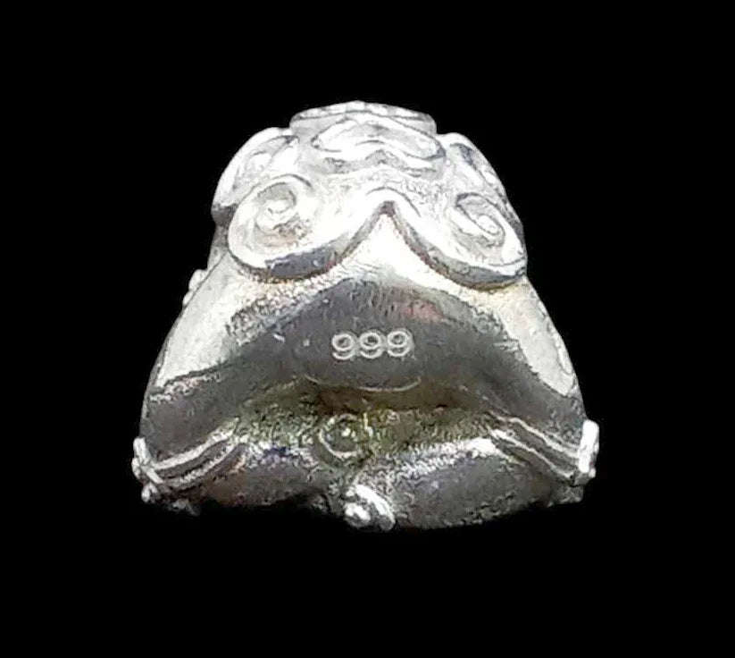 Khun Paen Khin Duean Jiw Charm - Authentic Silver Sacred Wealth & Protection Blessed by Luang Pu Kruba Vimala, Phra That Doi Jom Wa, Chiang Mai