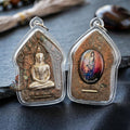Khun Paen Pendant Thai Amulet Protection talisman good luck charm spiritual jewelry Sovereign Sacred Spirit Magnetism & Endless Wealth Flow Khun Paen Phrai Mae Bua Khli Ruay Mai Loeik Thai Blessing Co By RURUECHA