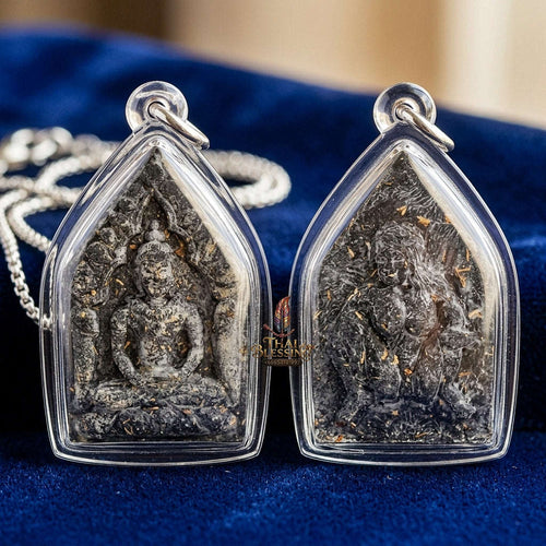 Khun Paen Phrai Sane Thai Amulet Protection talisman good luck charm spiritual jewelry Sacred Charm Metta Maha Saneh Mae Per Dok Thong Esoteric Alchemy Thai Blessing Co By RURUECHA