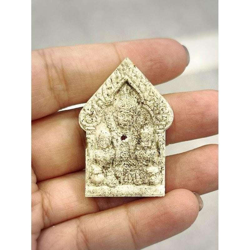 Khun Pan Amulet - Irresistible Thai Charm for Fortune & Protection White Aloe