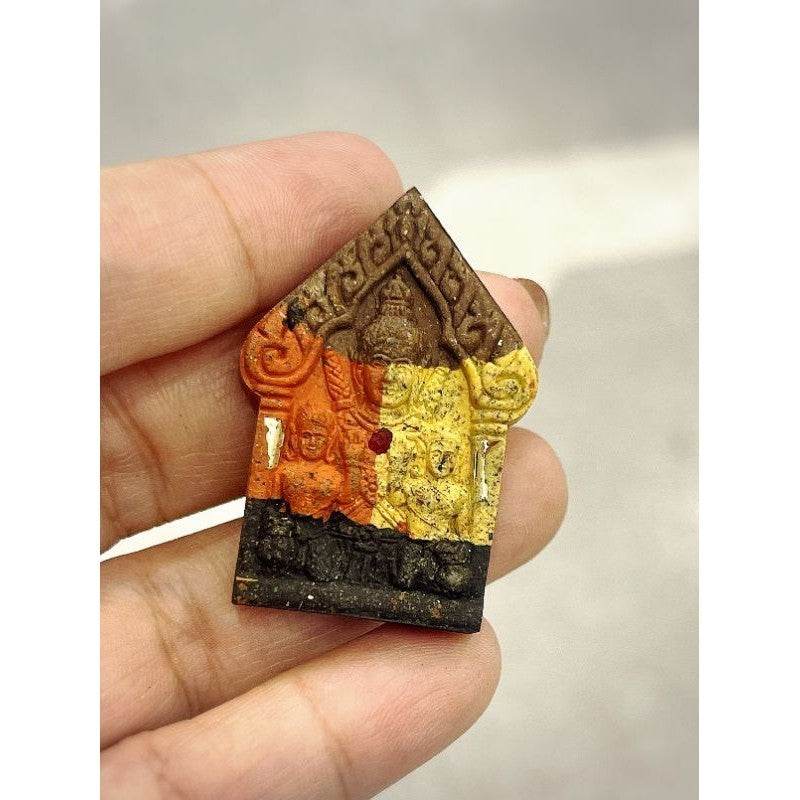 Khun Pan Amulet - Irresistible Thai Charm for Fortune & Protection Multi-colored