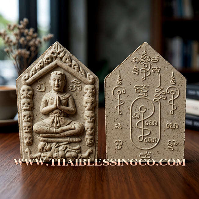 ✨ Khun Phaen Pluk Hong Phrai "Saneh Luem Jon" Edition: Sacred White Herbal Essence Talisman for Infinite Luck, Romantic Attraction, and the "Forget Poverty" Wealth Breakthrough (2009 Vintage Heritage by Luang Pho Sane Chan)