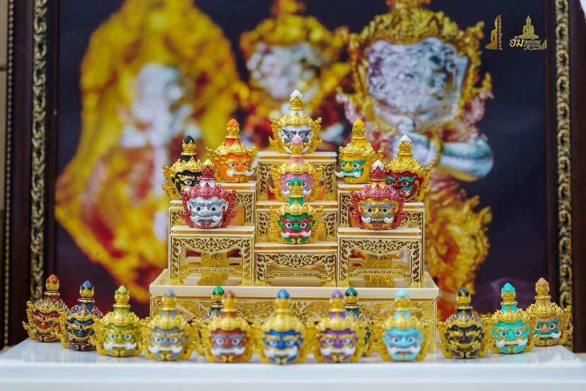 Khwen Khuveren Amulet for Wealth and Protection - Rich Blessings for Prosperity Set