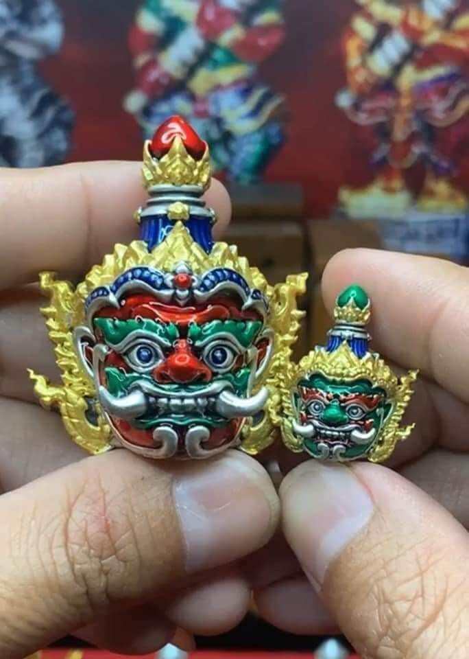 Khwen Khuveren Amulet for Wealth and Protection - Rich Blessings for Prosperity Set