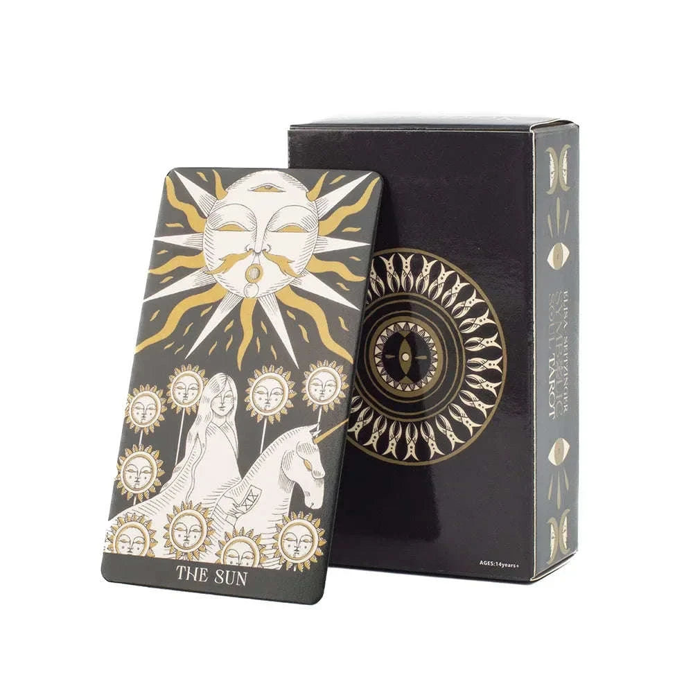 Kitten Tarot Oracle Cards – 78-Card English Deck for Fate Divination, Leisure Entertainment, and Family Gathering Board Games TR04R