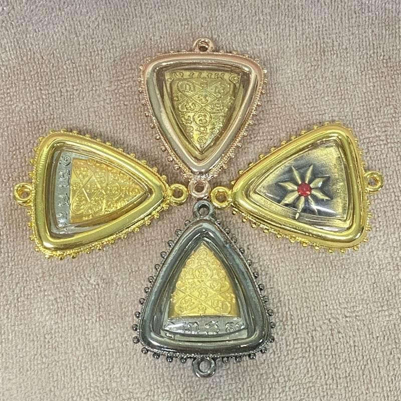 Kruba Kam Fan Amulet Set for Enhanced Spiritual Growth and Transformation