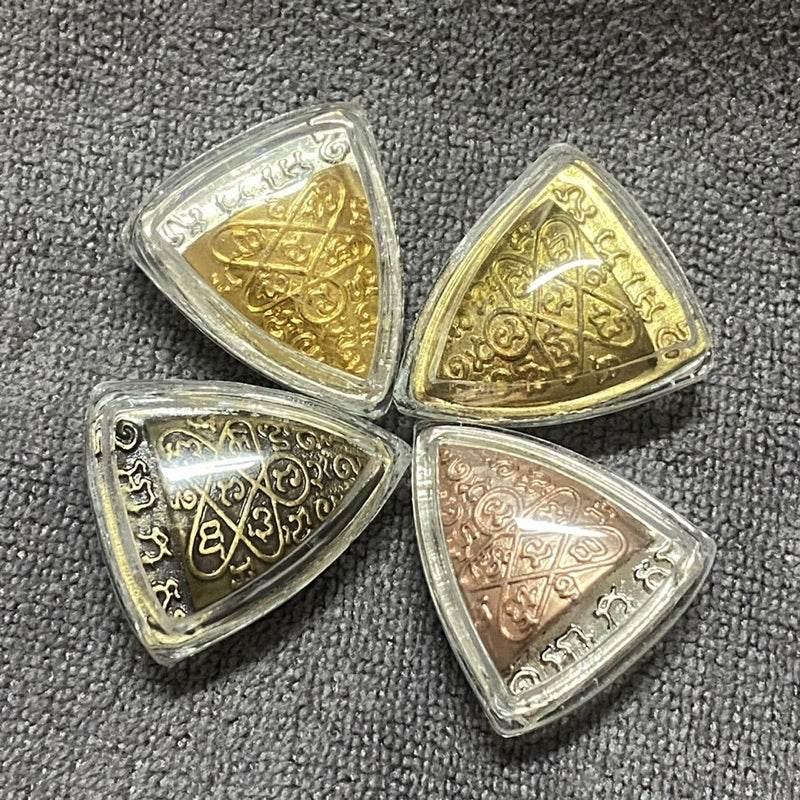 Kruba Kam Fan Amulet Set for Enhanced Spiritual Growth and Transformation
