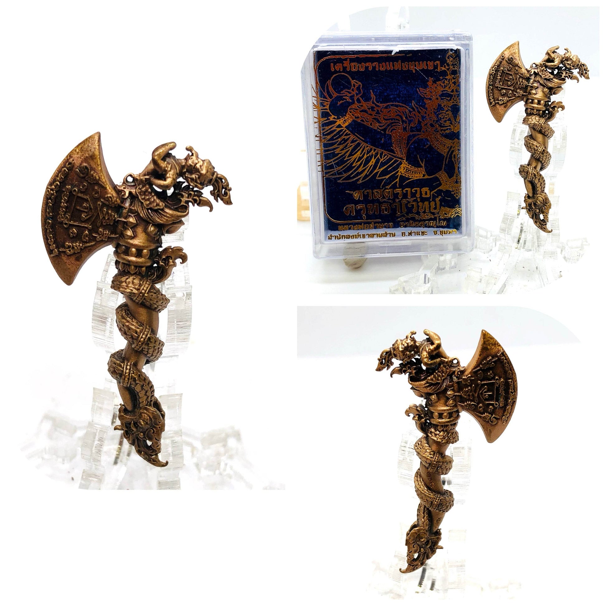 Krutthawaet Amulet for Protection and Empowerment - Sacred Weapon for Your Safety