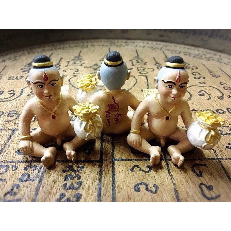 Kuman Chao Sua Noi rich guardian talisman figurines, perfect for enhancing Feng Shui and attracting prosperity