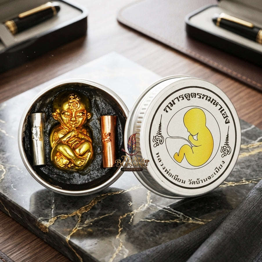 ✨ Kuman Dud Rok Maha Heng (Umbilical-Sucking Kuman Thong - Maha Saneh Phan Lan Edition, 2566 / 2023) - Luang Por Mian / Wat Ban Chaniang