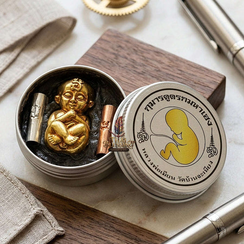 ✨ Kuman Dud Rok Maha Heng (Umbilical-Sucking Kuman Thong - Maha Saneh Phan Lan Edition, 2566 / 2023) - Luang Por Mian / Wat Ban Chaniang
