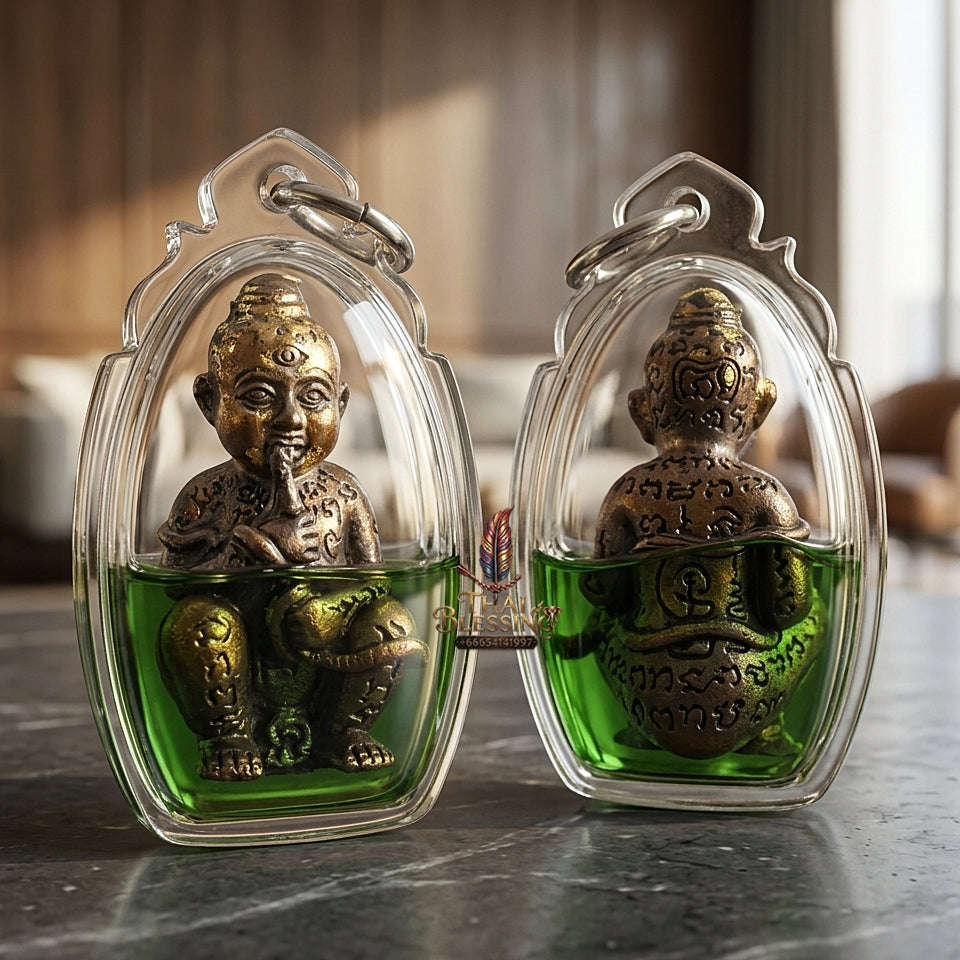 ✨ Kuman Dut Rok Udom Chok Udom Sap Nuea Samrit Liem Nam Man Supreme Wealth, Eternal Sustenance, & Inexhaustible Fortune Thai Blessing Co By RURUECHA