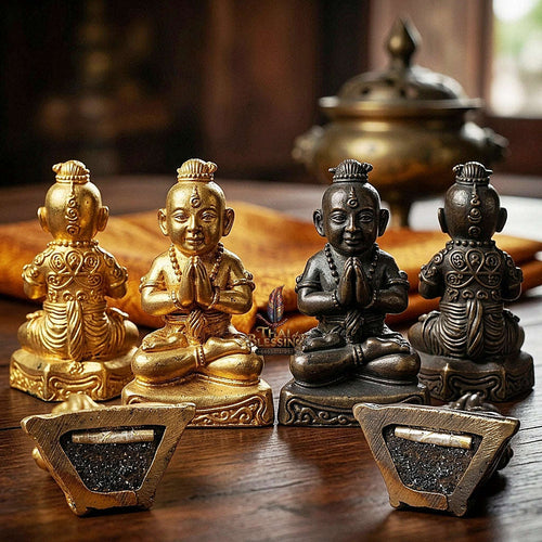 ✨ Kuman Phrai Sitthi Chok Nuea Samrit Chup Thong Gold-Plated Wealth-Drawing Phrai Child Spirit - Supreme Financial Prosperity, Commerce, & Infinite Sustenance Thai Blessing Co By RURUECHA