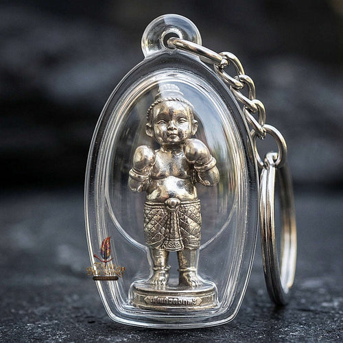 ✨ Kuman Setthi Faet Siam Chok Muai Nuea Thong Khao (Master-Grade Siamese Twin Millionaire Boxer Kuman Thong - White Bronze Wealth, Speculative Luck, & Business Triumph Thai Blessing Co By RURUECHA