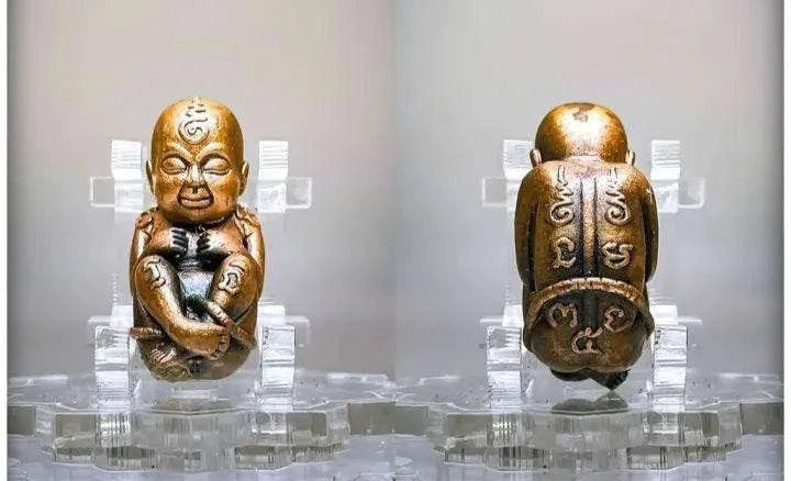 Kuman Thong Mee Thai Child Spirit Doll for Good Luck and Prosperity - Embrace Positive Energy