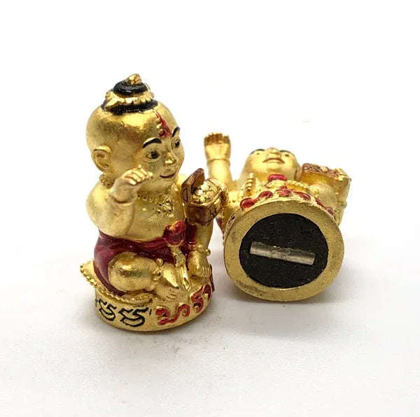 👶 Kuman Thong "Nong Maruay" (Come Rich): The Khao Or Wealth Guardian by Arjarn Plien (2024 Edition)