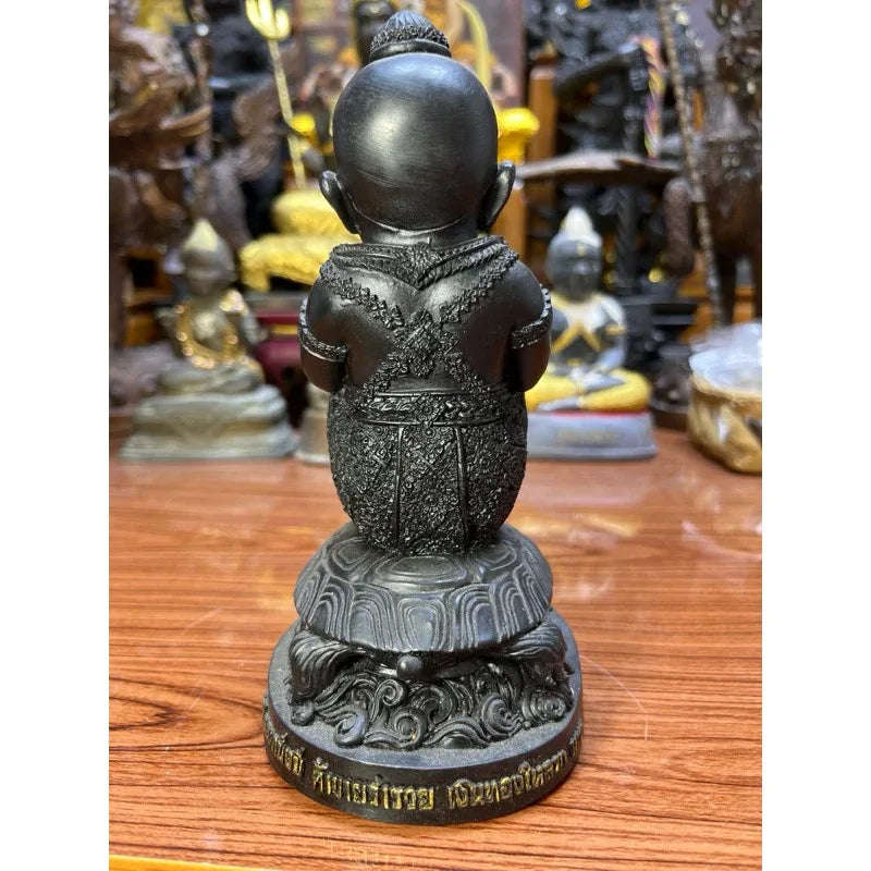 ✨ Kuman Thong Riding Turtle Amulet – Supreme Luck and Prosperity Blessing by Luang Pho Sanit, Wat Phuttha Nupap, Prachinburi