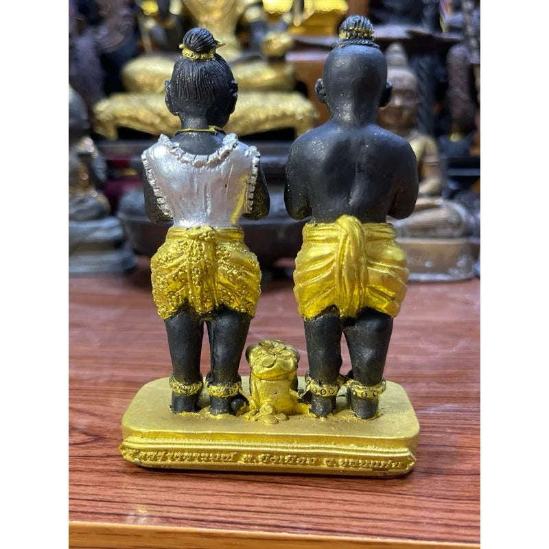 ✨ Kuman Thong with Twin Kumaree Suphawadee Amulet – Supreme Prosperity & Prosperous Partnership by Luang Pho Saithong, Wat Sawang Arom, Khon Kaen