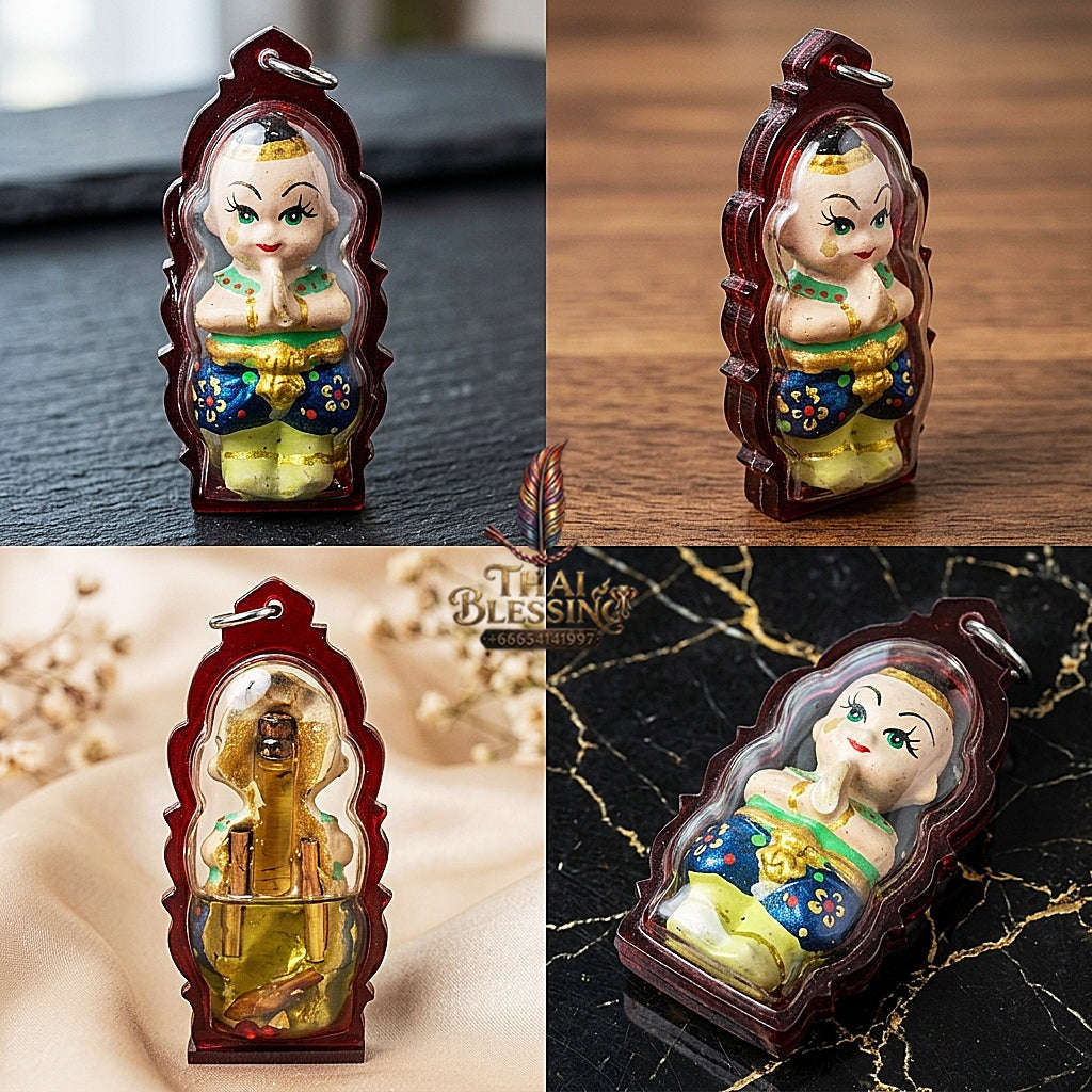 ✨ Kumari Manee Kaeo (Master-Grade Gem-Jewel Female Child Spirit Effigy - Supreme Commerce, Luck, & Household Prosperity Thai Blessing Co By RURUECHA