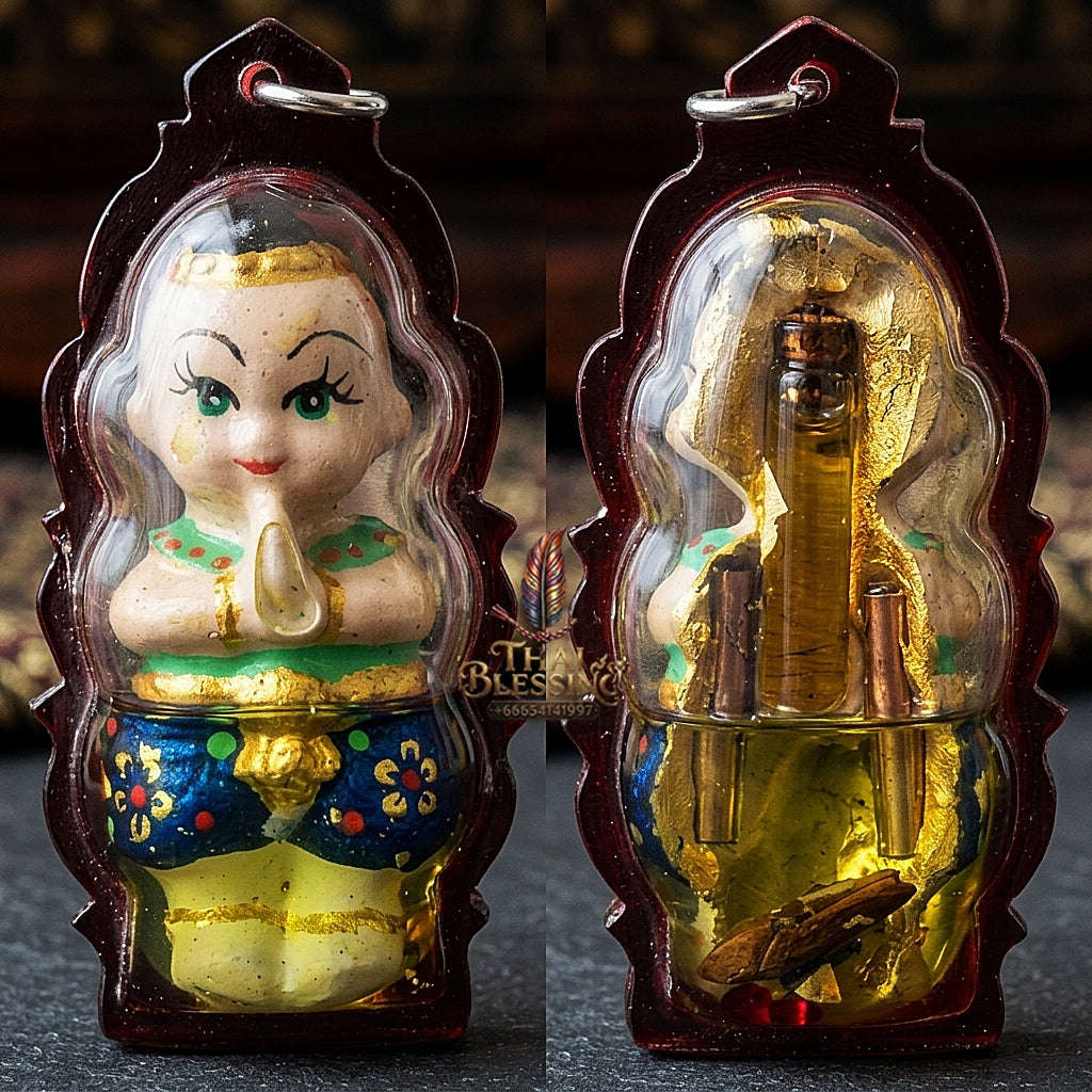 ✨ Kumari Manee Kaeo (Master-Grade Gem-Jewel Female Child Spirit Effigy - Supreme Commerce, Luck, & Household Prosperity Thai Blessing Co By RURUECHA