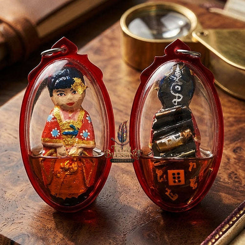 ✨ Kumari Mee Sap Nuea Phong Athan Master-Grade Wealth-Endowed Female Child Spirit Occult Powder Effigy Thai Blessing Co By RURUECHA