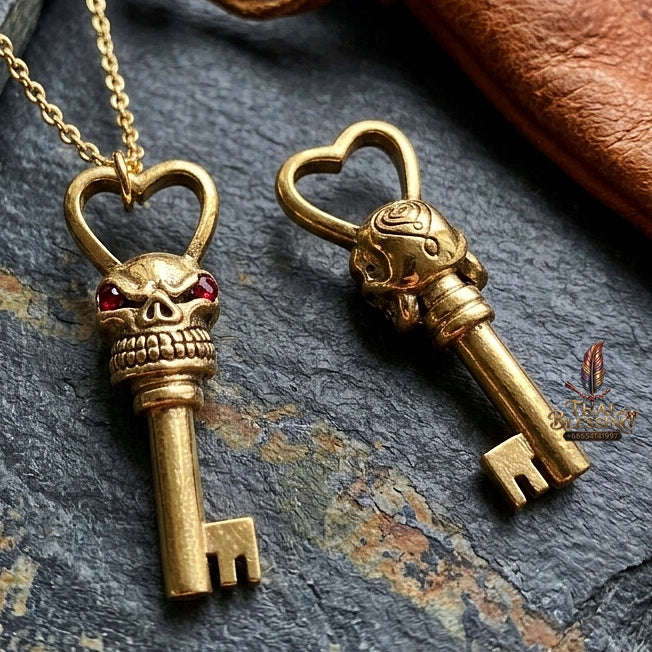 Kunchae Phrai Sane Thai Amulet Protection talisman good luck charm spiritual jewelry Sacred Key of Charm Phrai Charm Key Silver-Rich Sacred Metal Alloy Matrix Thai Blessing Co By RURUECHA