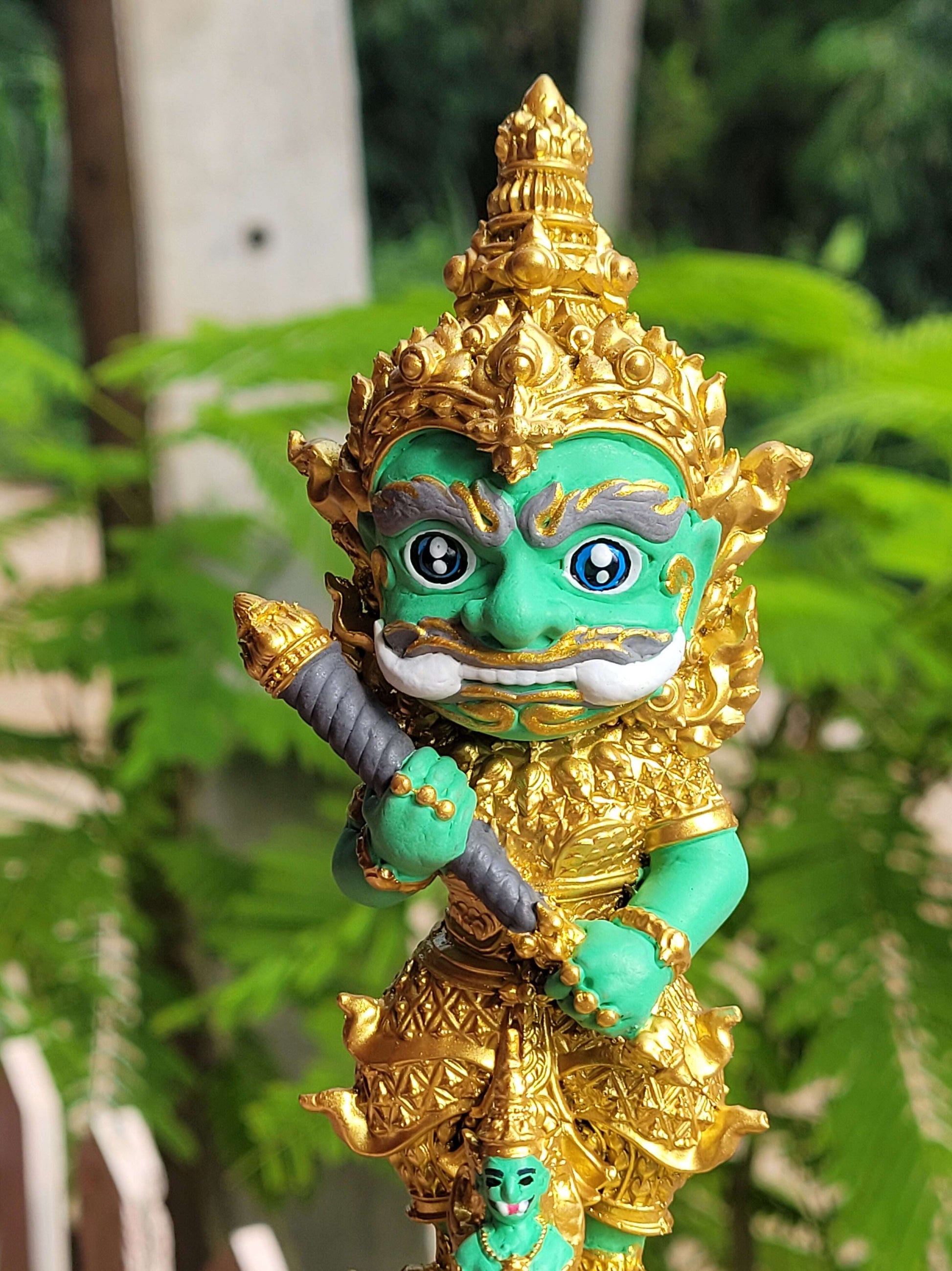 Kuwen Noi Statue - Ruay Maha Setthi Thawi Sap Little Kubera Great Billionaire of Doubled Wealth