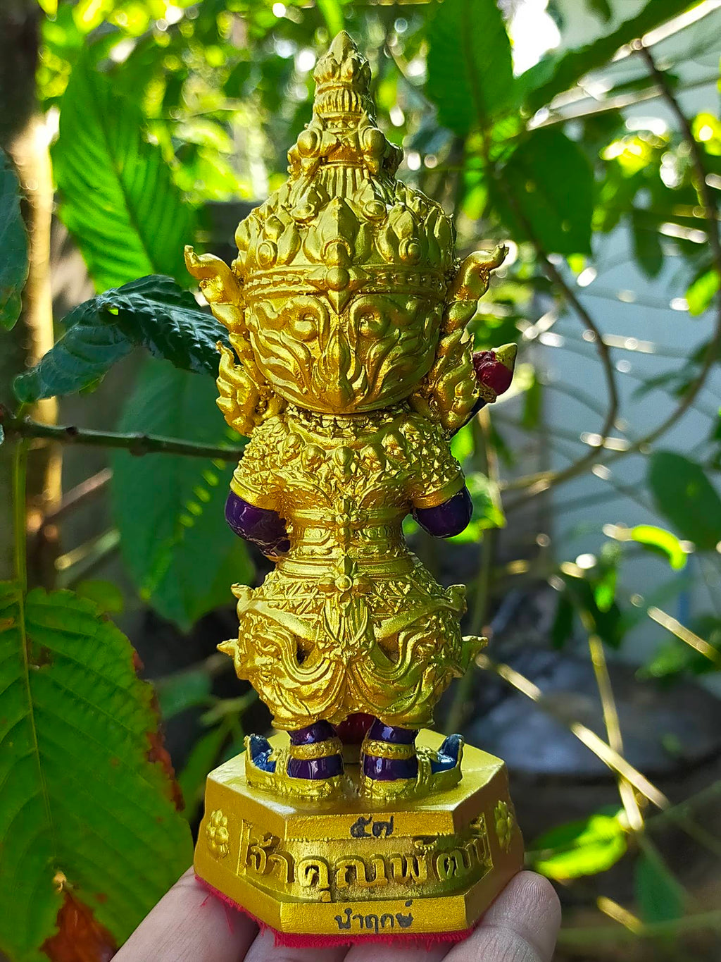 Kuwen Noi Amulet Statue 6-Inch for Wealth, Prosperity, Abundance, and Success