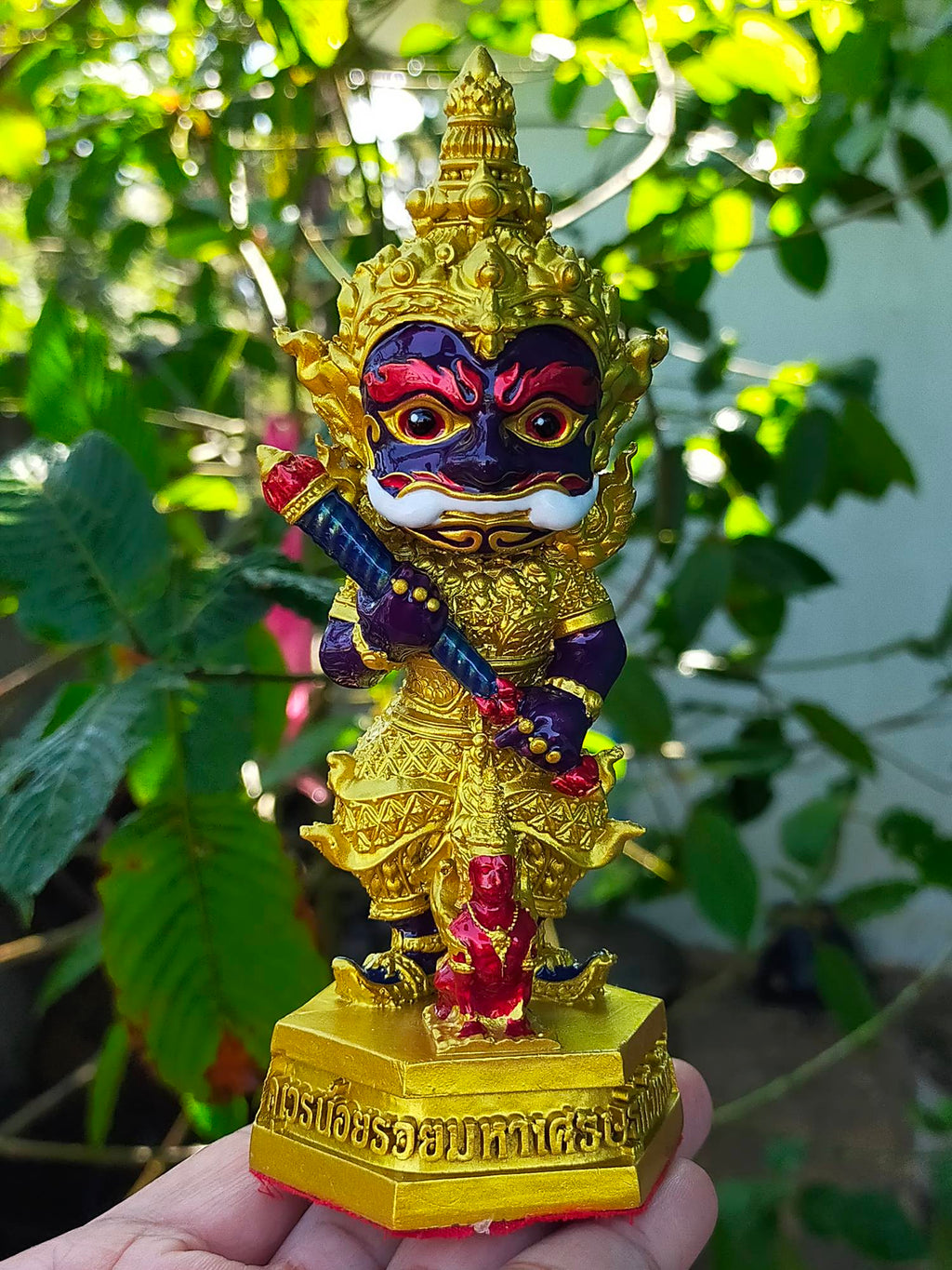 Kuwen Noi Amulet Statue 6-Inch for Wealth, Prosperity, Abundance, and Success