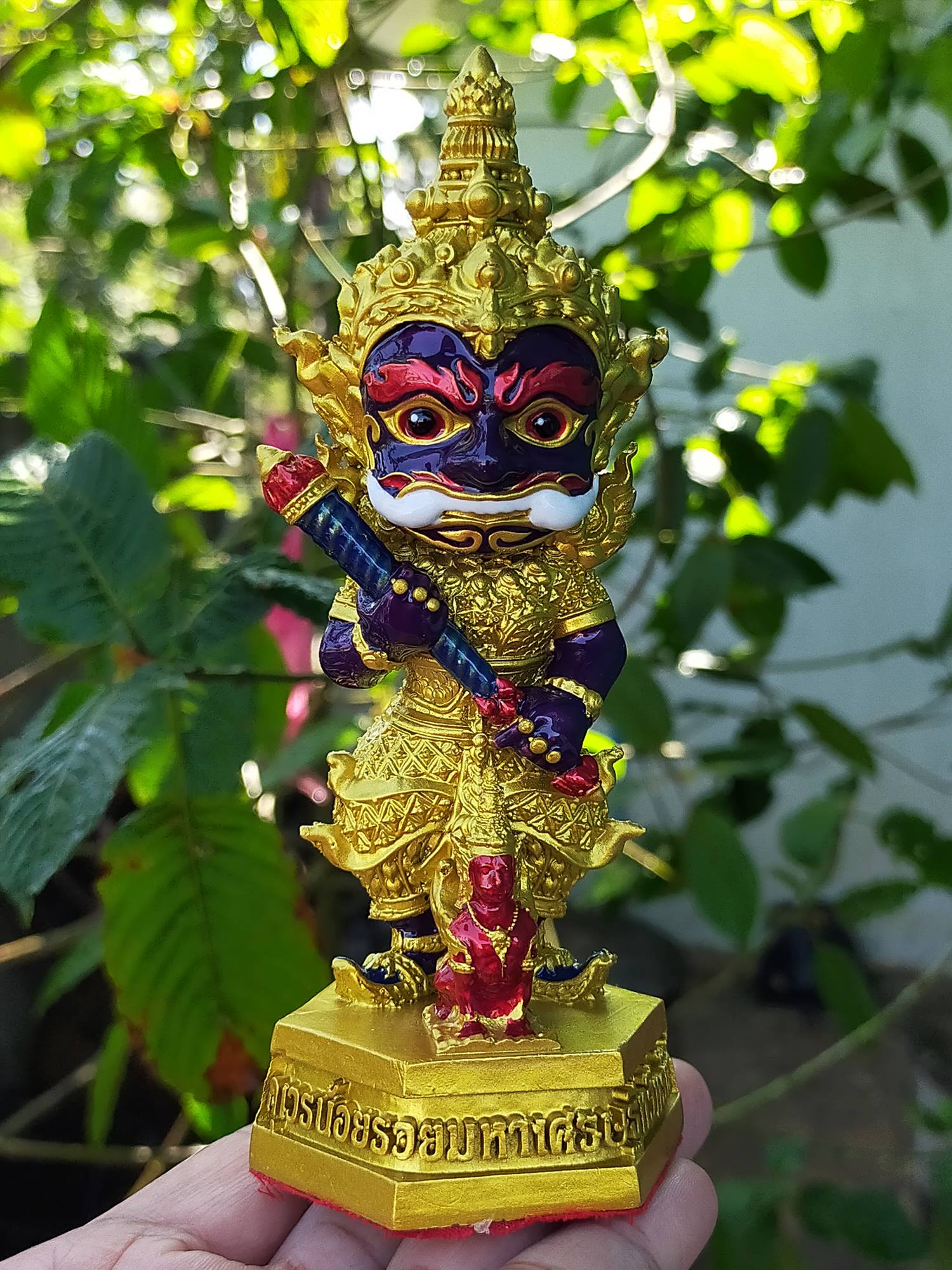 Kuwen Noi Amulet Statue 6-Inch for Wealth, Prosperity, Abundance, and Success