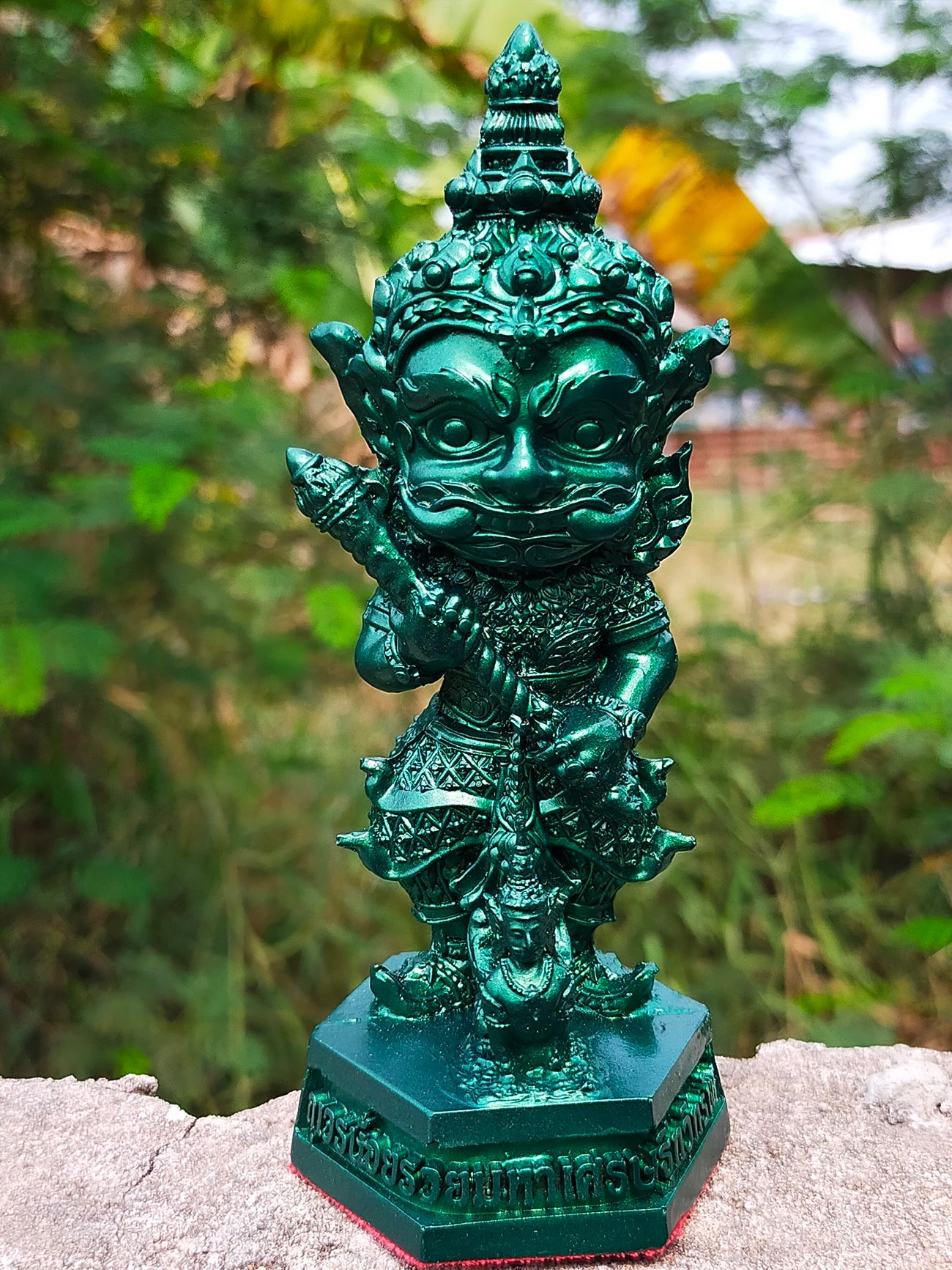 Kuwen Noi Amulet Statue 6-Inch for Wealth, Prosperity, Abundance, and Success Nam Rerk