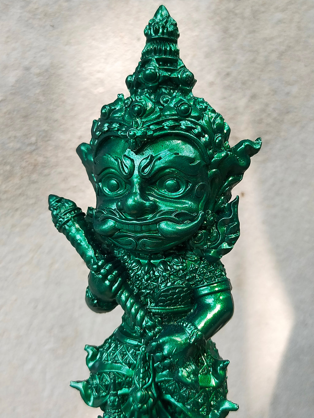 Kuwen Noi Amulet Statue 6-Inch for Wealth, Prosperity, Abundance, and Success
